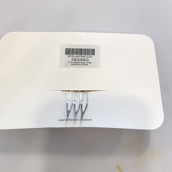 Vivace Silver Hair Comb - Picture 5 of 5